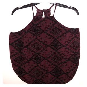 Razor back shirt with open sides